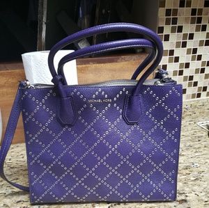 Michael Kors purple purse
